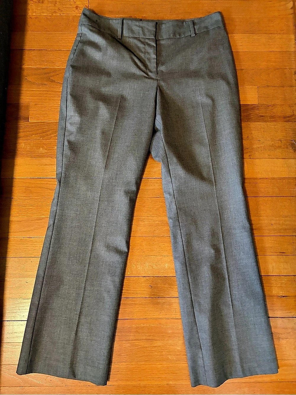 Ann Taylor Curvy Fit Trouser Dress Pants Gray Size 12
